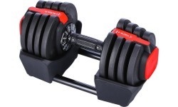 Regulējamo hanteļu komplekts SGR18 Pro Set 3in1 20 kg HMS