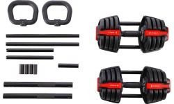 Regulējamo hanteļu komplekts SGR18 Pro Set 3in1 20 kg HMS