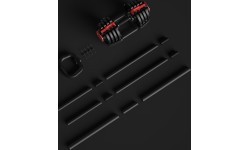 Regulējamo hanteļu komplekts SGR18 Pro Set 3in1 20 kg HMS