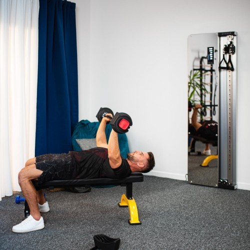 SGR18 PRO SET 3IN1 ADJUSTABLE DUMBBELLS 20 KGS HMS
