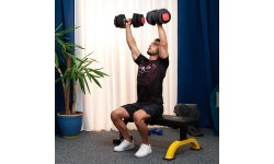 SGR18 PRO SET 3IN1 ADJUSTABLE DUMBBELLS 20 KGS HMS