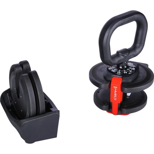 SGR18 PRO SET 3IN1 ADJUSTABLE DUMBBELLS 20 KGS HMS