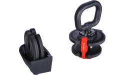 Regulējamo hanteļu komplekts SGR18 Pro Set 3in1 20 kg HMS