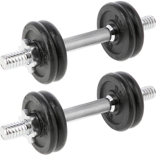 SG02 CAST IRON DUMBBELLS 2x7KG HMS