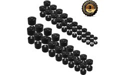 HPC SET SET OF POLYURETHANE Dumbbells 2 x 2.5 - 50 KG CPU (1050 KG) HMS