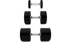 HPC SET SET OF POLYURETHANE Dumbbells 2 x 2.5 - 50 KG CPU (1050 KG) HMS