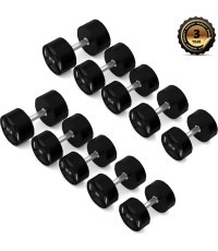 HPC SET SET OF POLYURETHANE Dumbbells 2 x 27.5 - 37.5 KG CPU (325 KG) HMS