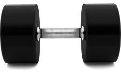 HPC SET SET OF POLYURETHANE Dumbbells 2 x 27.5 - 37.5 KG CPU (325 KG) HMS