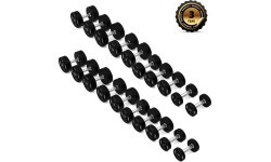HPC SET SET OF POLYURETHANE Dumbbells 2 x 2.5 - 25 KG CPU (275 KG) HMS