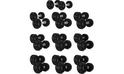 HPC SET SET OF POLYURETHANE Dumbbells 2 x 2.5 - 25 KG CPU (275 KG) HMS