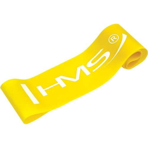 Vingrošanas gumija HMS GU04 (dzeltena) 500 x 50 x 0,4 mm
