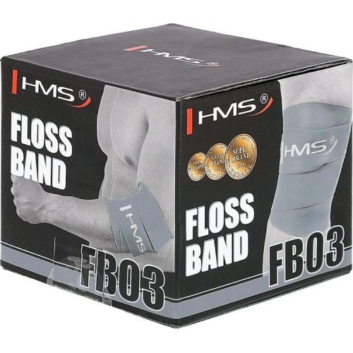 FB03 GRAY FLOSS BAND EXERCISE RUBBER HMS