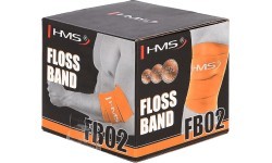FB02 ORANGE FLOSS BAND EXERCISE RUBBER HMS