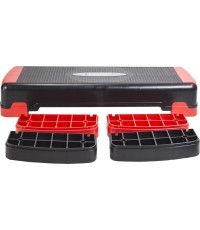 Степ-платформа для аэробики AS005 HMS черно-красная