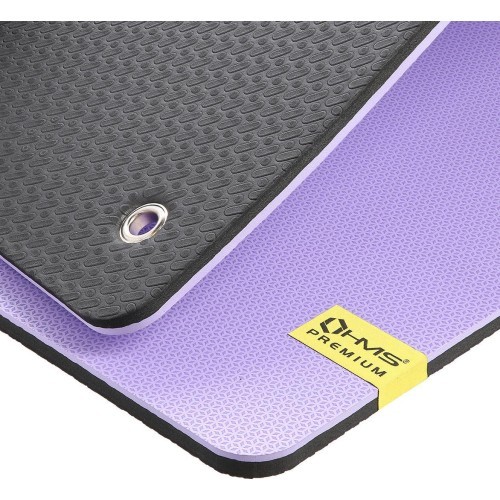 MFK07 VIOLET-BLACK FITNESS MAT 120*60CM EVA 15MM HMS PREMIUM