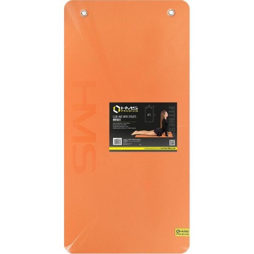 Fitnesa paklājiņš MFK01, oranži melns