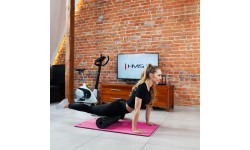 MFK02 fitnesa paklājiņš, rozā-melns