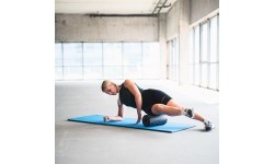 Fitnesa paklājs MFK03, zili melns