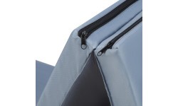 Salokāms vingrošanas matracis MGS02 1800x600 mm, pelēks, HMS Premium