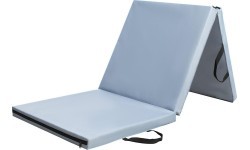 Salokāms vingrošanas matracis MGS02 1800x600 mm, pelēks, HMS Premium