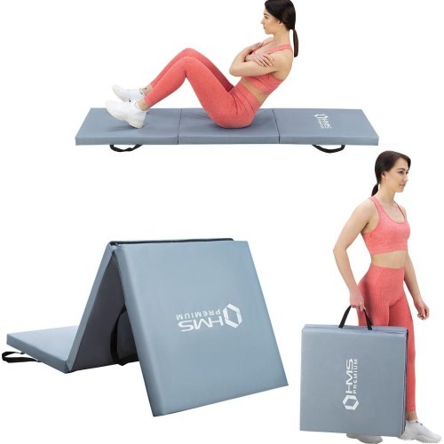 MGS02 GYMNASTIC FOLDABLE MATTRESS1800x600MM GREY HMS PREMIUM