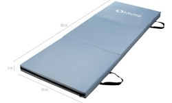 Salokāms vingrošanas matracis MGS02 1800x600 mm, pelēks, HMS Premium