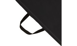 Salokāms vingrošanas matracis MGS02 1800x600 mm, melns, HMS Premium