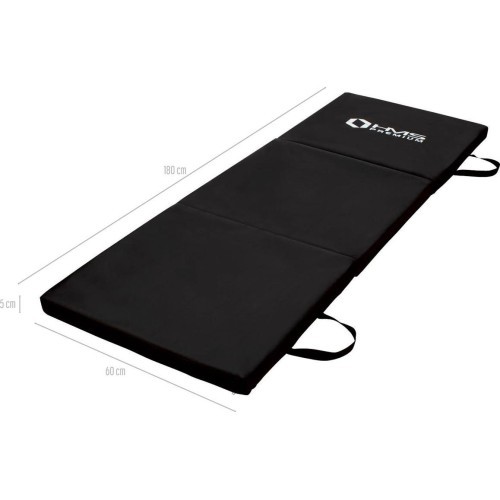 MGS02 GYMNASTIC FOLDABLE MATTRESS 1800x600MM BLACK HMS PREMIUM