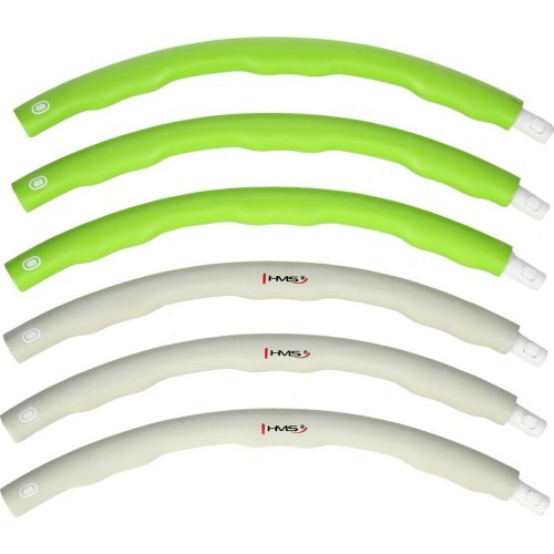 Hula Hoop riņķis HMS HHP003, zaļi pelēks, 100 cm