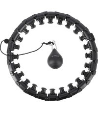 HHW01 HULA HOOP BLACK WITH WEIGHT HMS