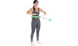 HHW01 HULA HOOP GREEN WITH WEIGHT HMS