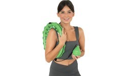HHW01 HULA HOOP GREEN WITH WEIGHT HMS