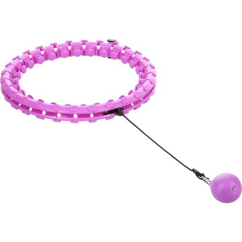 HHW12 PLUS SIZE VIOLET HULA HOOP WITH WEIGHT HMS