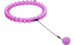 HHW12 PLUS SIZE VIOLET HULA HOOP WITH WEIGHT HMS
