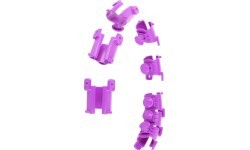 Violeta hula stīpa ar svaru HHW12 Plus Size HMS