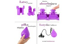 Violeta hula stīpa ar svaru HHW12 Plus Size HMS