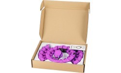 HHW12 PLUS SIZE VIOLET HULA HOOP WITH WEIGHT HMS