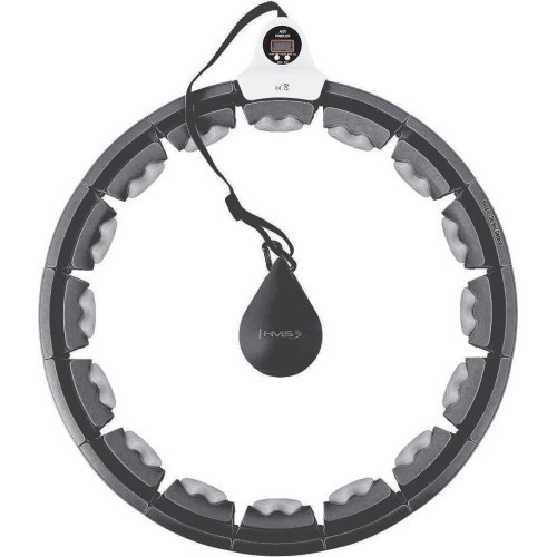 HHW06 HULA HOOP BLACK WITH WEIGHT + COUNTER HMS