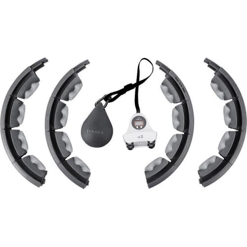 HHW06 HULA HOOP BLACK WITH WEIGHT + COUNTER HMS
