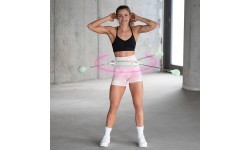 HHW06 GREEN HULA HOOP WITH WEIGHT + COUNTER HMS