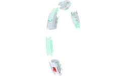 Зеленый хулахуп с утяжелителем и счетчиком HHW06 HMS