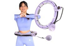 HHM13 HULA HOOP VIOLET MAGNETIC WITH WEIGHT + COUNTER HMS