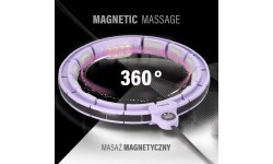 HHM13 HULA HOOP VIOLET MAGNETIC WITH WEIGHT + COUNTER HMS