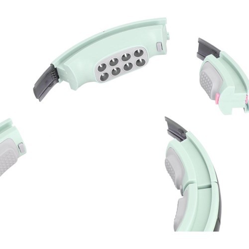 HHM13 HULA HOOP GREEN MAGNETIC WITH WEIGHT + COUNTER HMS