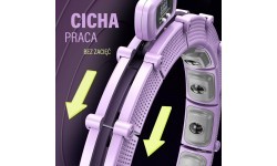 HHM14 HULA HOOP VIOLET MAGNETIC WITH WEIGHT + COUNTER HMS