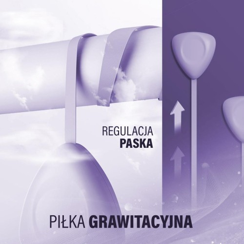 Magnētiskais hula riņķis HHM14 ar svaru un skaitītāju, violets HMS