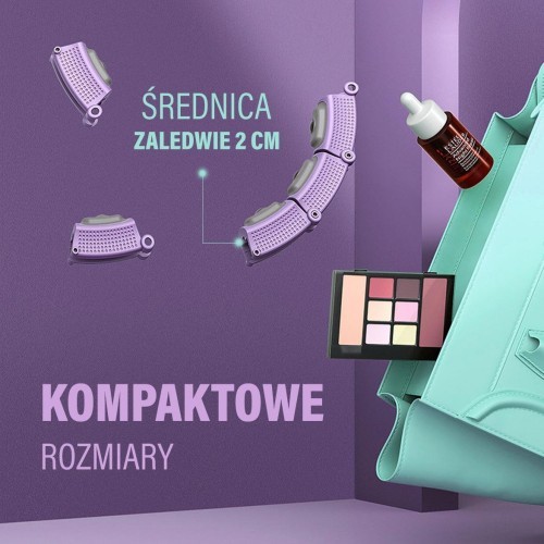 Magnētiskais hula riņķis HHM14 ar svaru un skaitītāju, violets HMS