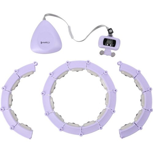HHM14 HULA HOOP VIOLET MAGNETIC WITH WEIGHT + COUNTER HMS