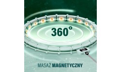 HHM14 HULA HOOP GREEN MAGNETIC WITH WEIGHT + COUNTER HMS