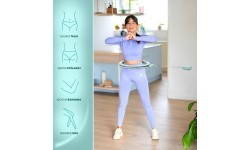 HHM14 HULA HOOP GREEN MAGNETIC WITH WEIGHT + COUNTER HMS